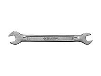 Ключ рожковый гаечный ЗУБР МАСТЕР, Cr-V сталь, хромированный, 9х11мм