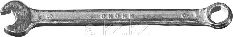 Ключ комбинированный СИБИН, оцинкованный, 8мм, фото 2