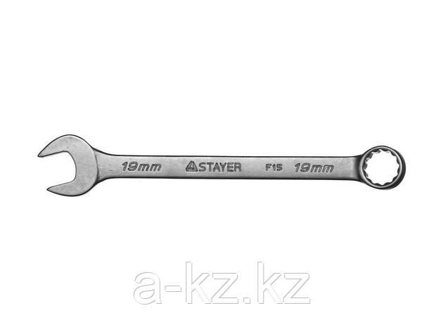 Гаечный ключ комбинированный STAYER MASTER  хромированный, 19мм, фото 2
