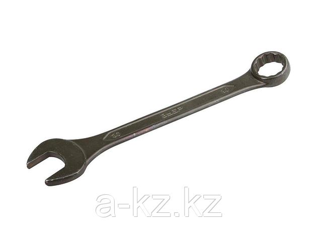 Гаечный ключ комбинированный ЗУБР серия Т-80, хромованадиевая сталь, зелёный цинк, 30мм, 27025-30, фото 2