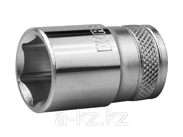 Торцовая головка KRAFTOOL 27805-16_z01, INDUSTRIE QUALITAT, Cr-V, FLANK, хромосатинированная, 1/2, 16 мм, фото 2