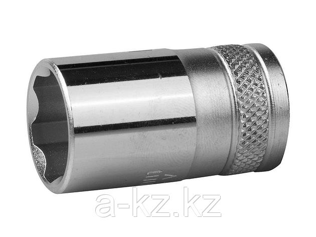 Торцовая головка KRAFTOOL 27801-16_z01, INDUSTRIE QUALITAT, Cr-V, SUPER-LOCK, хромосатинированная, 1/2, 16 мм, фото 2