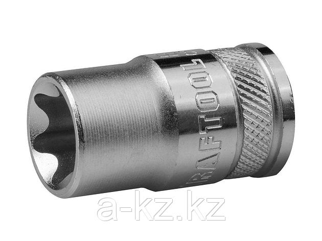 Торцовая головка KRAFTOOL 27810-12_z01, INDUSTRIE QUALITAT, Cr-V, внешний TORX, хромосатинированная, 1/2, Е 12, фото 2