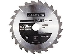 Пильный диск по дереву STAYER 3681-250-30-40, MASTER, OPTI-Line, 250 х 30 мм, 40Т