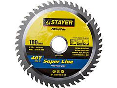 Пильный диск по дереву STAYER 3682-190-30-48, MASTER, SUPER-Line, 190 х 30 мм, 48Т