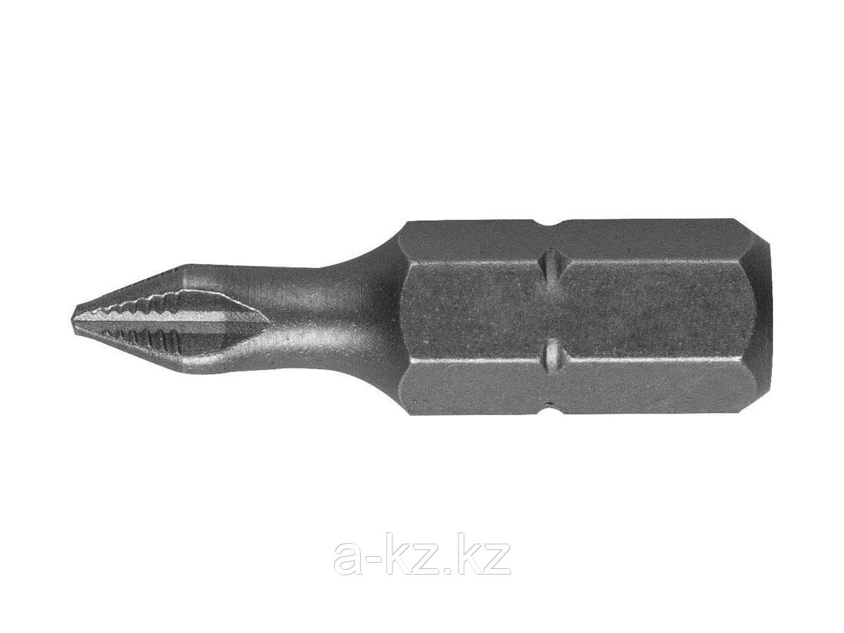 Биты для шуруповерта STAYER 26201-1-25-02, хвостовик C 1/4, PH №1, 25 мм, 2 шт.