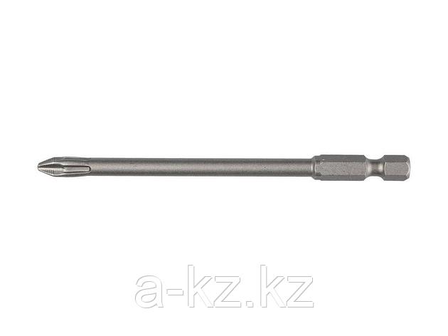 Бита для шуруповерта KRAFTOOL 26121-1-100-1, торсионная кованая, обточенная, Cr-Mo сталь, тип хвостовика E, фото 2
