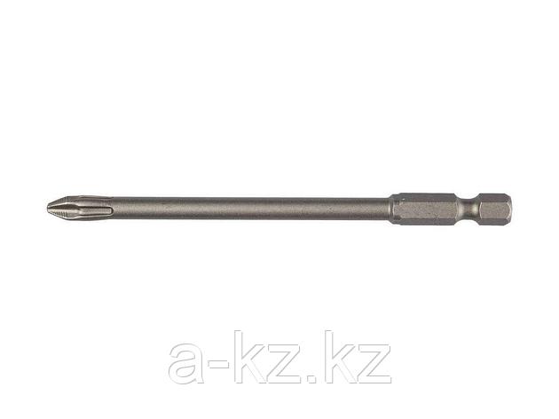 Бита для шуруповерта KRAFTOOL 26121-2-100-1, торсионная кованая, обточенная, Cr-Mo сталь, тип хвостовика E, фото 2