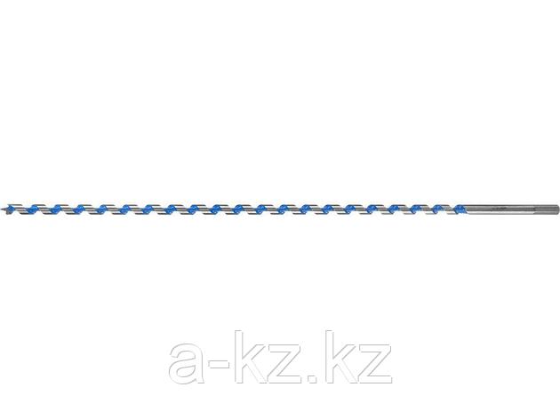 Сверло по дереву спираль Левиса ЗУБР 2948-600-10, ЭКСПЕРТ шестигранный хвостовик 9,6мм, d=10мм, L=600мм, фото 2