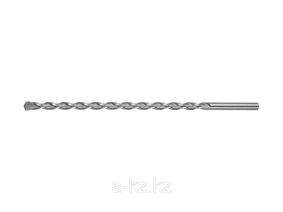 Сверло по бетону ЗУБР 29140-300-10_z01, ЭКСПЕРТ, цилиндрический хвостовик, 10x300мм