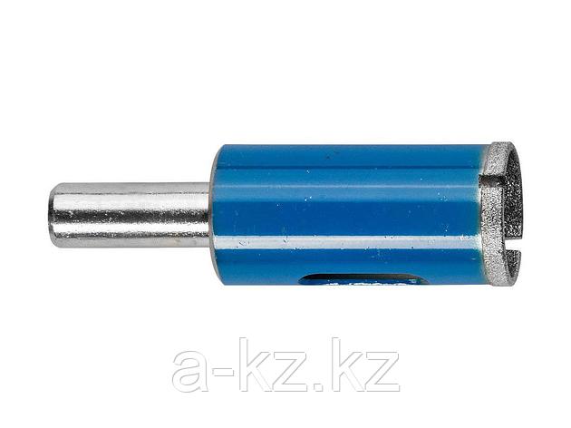 Сверло алмазное трубчатое по стеклу ЗУБР 29860-18, ЭКСПЕРТ, зерно 100, 18 мм, фото 1