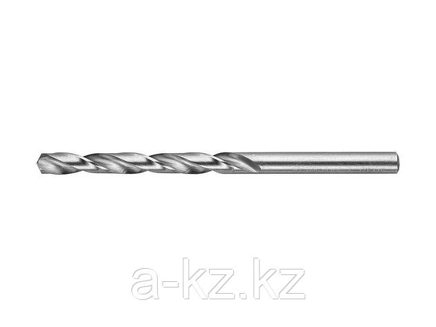 Сверло по металлу ЗУБР 4-29625-101-6.3, цилиндрический хвостовик, быстрорежущая сталь Р6М5, класс точности А1,, фото 2