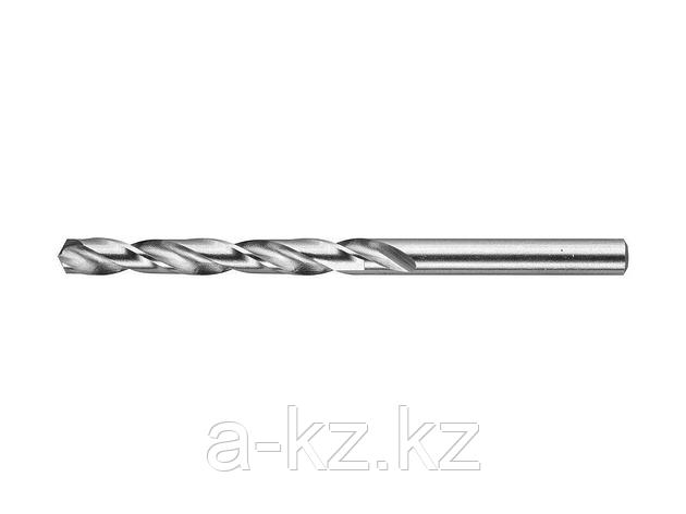 Сверло по металлу ЗУБР 4-29625-101-6.6, цилиндрический хвостовик, быстрорежущая сталь Р6М5, класс точности А1,, фото 2