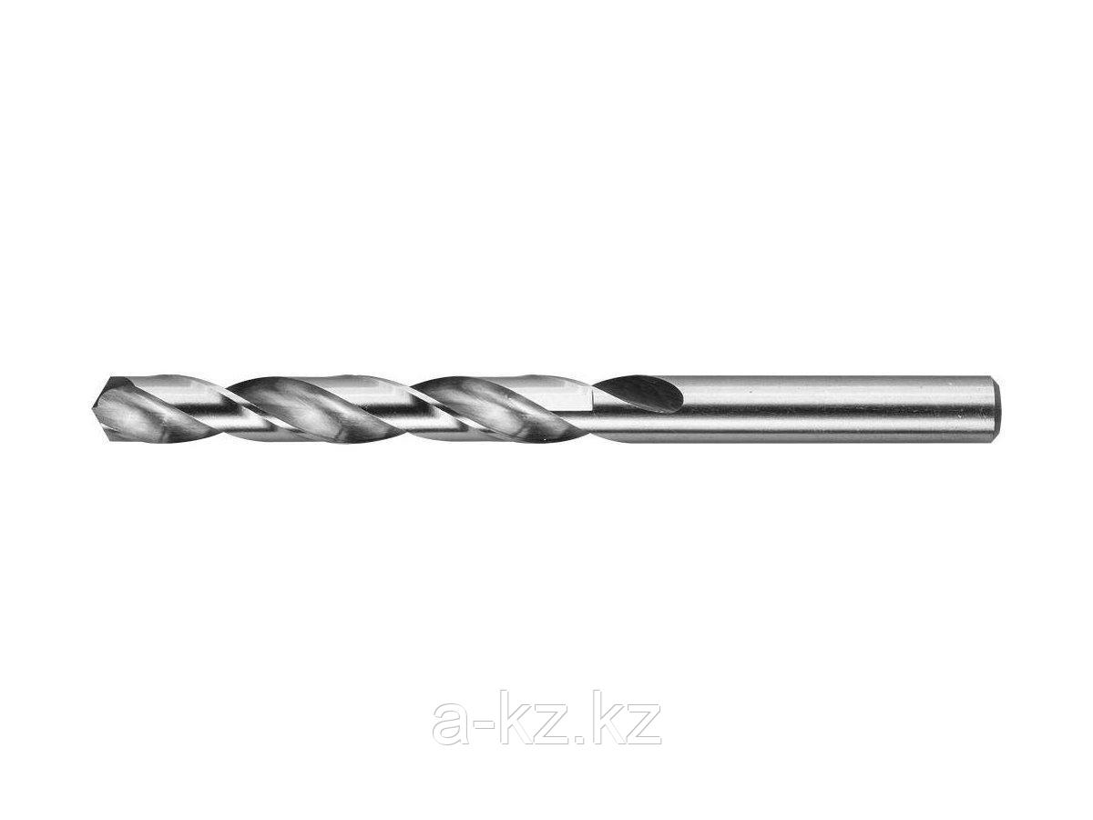 Сверло по металлу ЗУБР 4-29625-133-10.5, цилиндрический хвостовик, быстрорежущая сталь Р6М5, класс точности