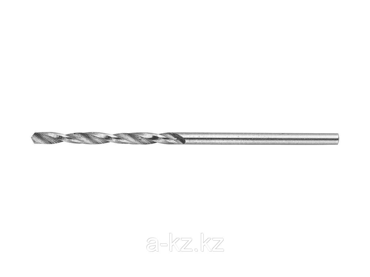 Сверло по металлу ЗУБР 4-29621-036-1.1, цилиндрический хвостовик, быстрорежущая сталь Р6М5, 1,1х36мм