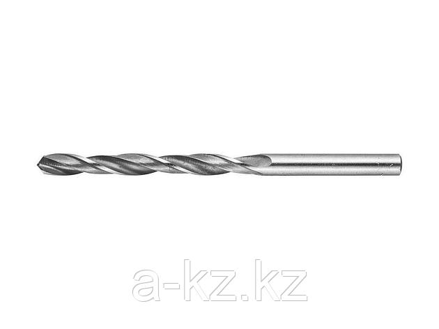 Сверло по металлу ЗУБР 4-29621-093-5.9, цилиндрический хвостовик, быстрорежущая сталь Р6М5, 5,9х93мм, 1шт, фото 2
