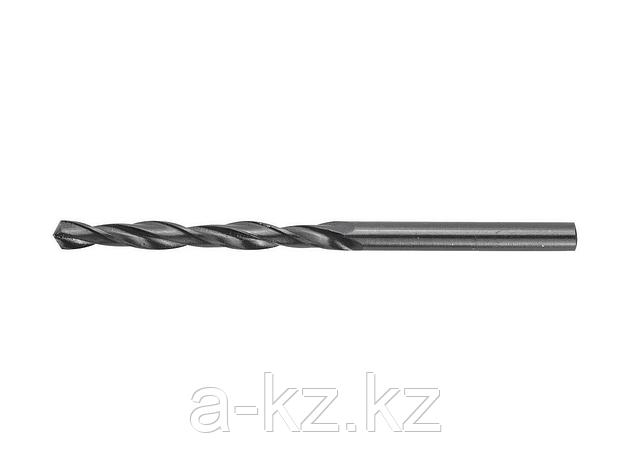 Сверло по металлу ЗУБР 4-29605-086-4.8, парооксидированное, быстрорежущая сталь, 4,8х86мм, фото 2