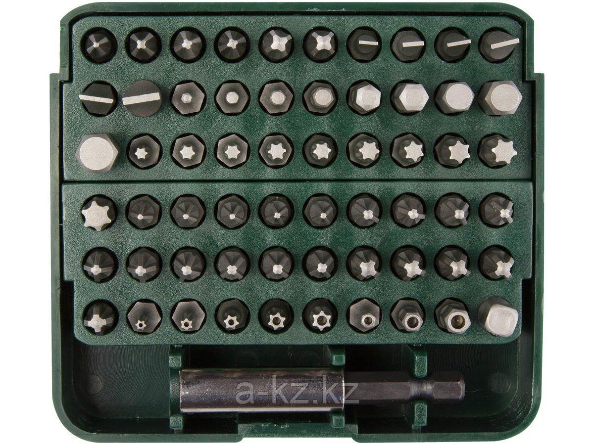 Набор бит для шуруповерта KRAFTOOL 26140-H61, биты с адаптером в пластиковом боксе, Cr-V, 61 предмет