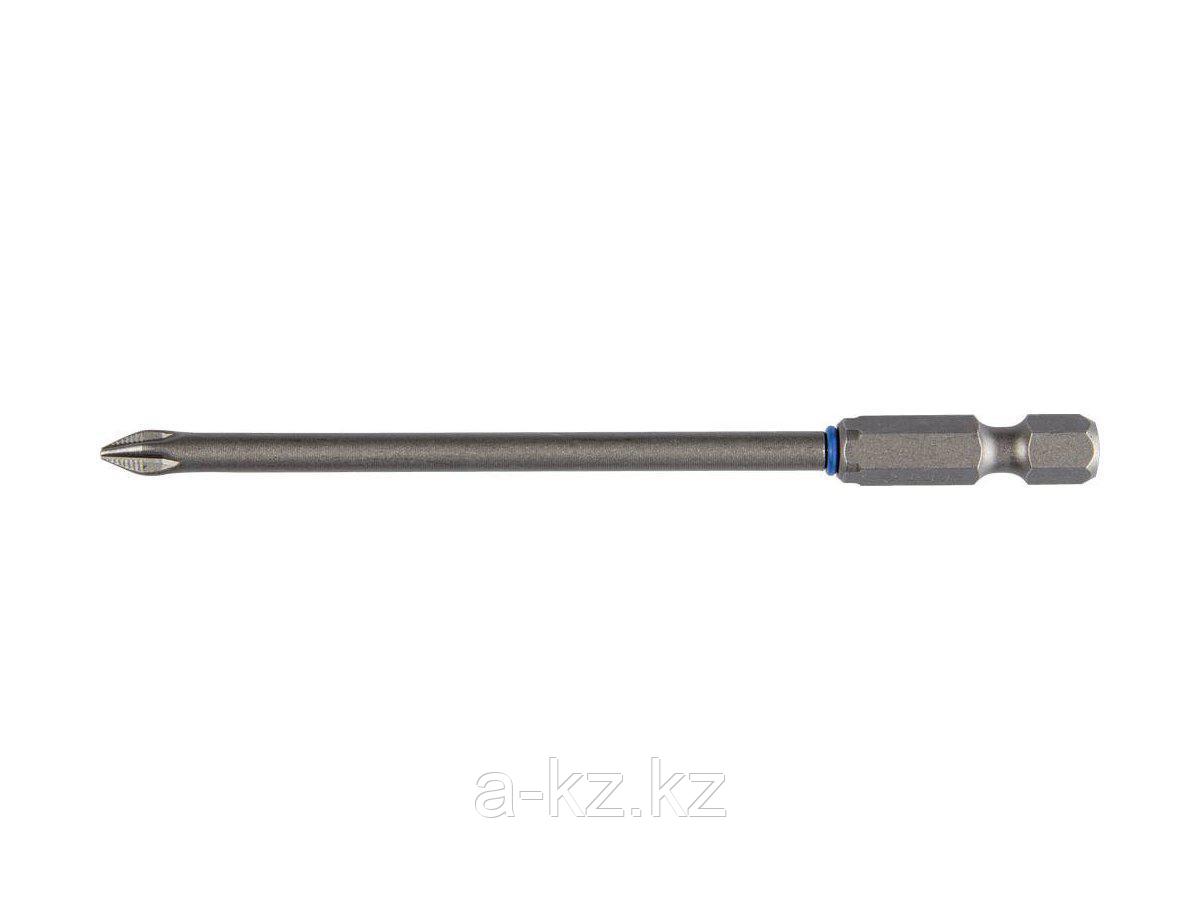 Бита для шуруповерта ЗУБР 26011-1-100-1, торсионная кованая, обточенная, хромомолибденовая сталь, тип