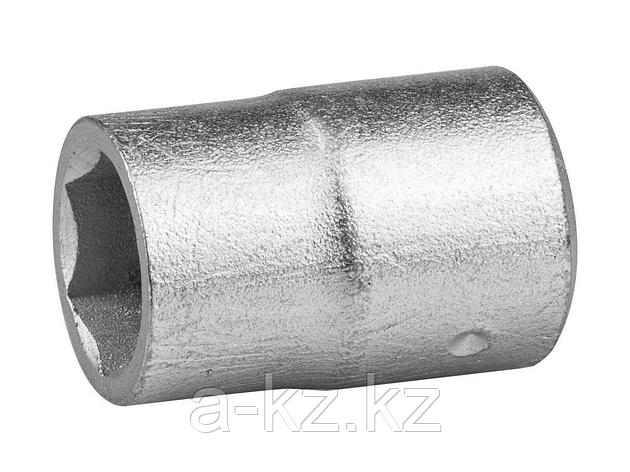 Головка торцовая НИЗ 2772-15, (1/2), 40Х, шестигранная, оцинкованная, 15 мм, фото 1