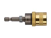 Адаптер для бит магнитный ЗУБР 26753-60, ЭКСПЕРТ, фиксатор, ограничитель глубины вворачивания шурупов, 60 мм