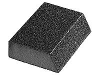 Губка абразивная шлифовальная STAYER 3561-120, MASTER, угловая, зерно - оксид алюминия, Р120, 100 x 68 x 42 x