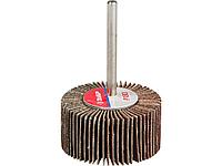 Круг шлифовальный лепестковый ЗУБР 36600-180, МАСТЕР, веерный, на шпильке, тип КЛО, зерно-электрокорунд