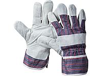 Перчатки STAYER MASTER рабочие комбинированные кожаные из спилка, XL, 1130-XL
