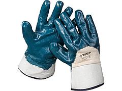 Перчатки ЗУБР МАСТЕР рабочие с нитриловым покрытием ладони, размер M (8), 11271-M