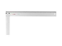 Угольник столярный ЗУБР 34395-50, ЭКСПЕРТ, жесткое профилированное полотно, усиленная алюминиевая рукоятка,