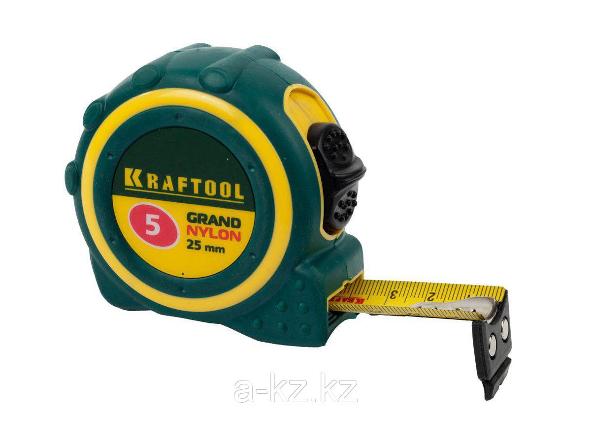 Рулетка измерительная KRAFTOOL 3412-05_z01, EXPERT GRAND, двухкомпонентный корпус, двусторонняя шкала,