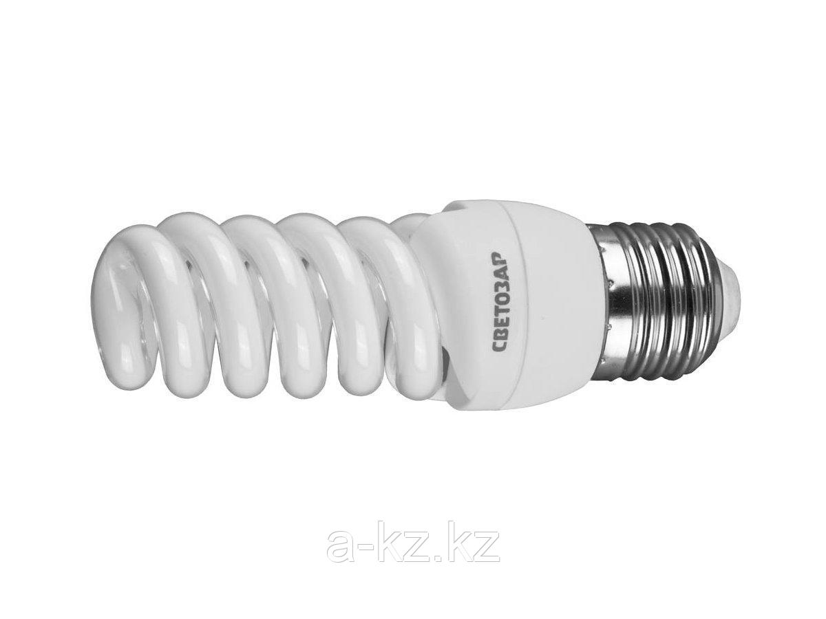 Энергосберегающая лампа, СВЕТОЗАР, КОМПАКТ спираль,цоколь E27(стандарт),Т2,теплый белый свет(2700 - фото 1 - id-p55052857