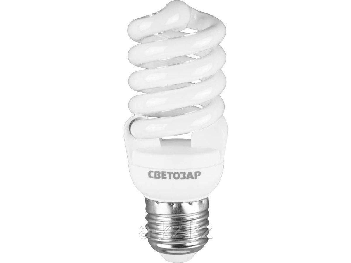 Энергосберегающая лампа, СВЕТОЗАР, КОМПАКТ спираль,цоколь E27(стандарт),Т2,теплый белый свет(2700 - фото 1 - id-p55052858