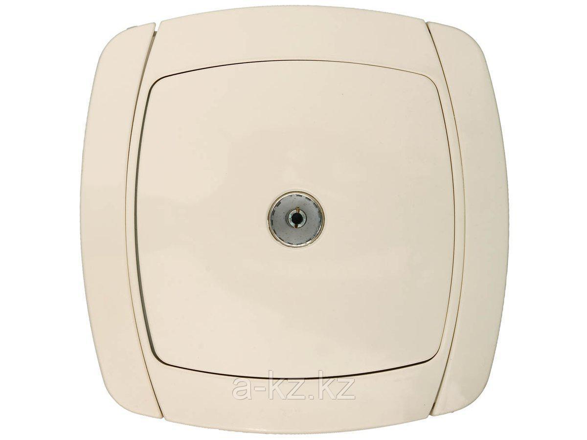 Розетка СВЕТОЗАР CITY LIGHT телевизионная одинарная в сборе, цвет бежевый, SV-54215-B