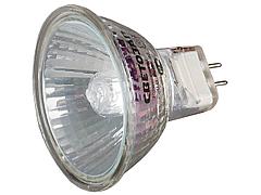 Лампа галогенная, СВЕТОЗАР, с защитным стеклом, цоколь GU5.3, диаметр 51мм, 35Вт, 220В, SV-44813