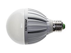 Лампа светодиодная, СВЕТОЗАР, LED technology, цоколь E27(стандарт), яркий белый свет (4000К), 220В, 15Вт