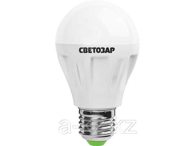 Лампа светодиодная, СВЕТОЗАР, LED technology, цоколь E27(стандарт), яркий белый свет (4000К), 220В, 6Вт (50),, фото 2