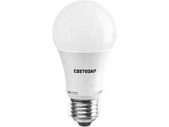 Лампа светодиодная, СВЕТОЗАР, LED technology, цоколь E27(стандарт), теплый белый свет (2700К), 220В, 10Вт