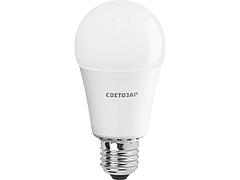 Лампа светодиодная, СВЕТОЗАР, LED technology, цоколь E27(стандарт), теплый белый свет (2700К), 220В, 12Вт
