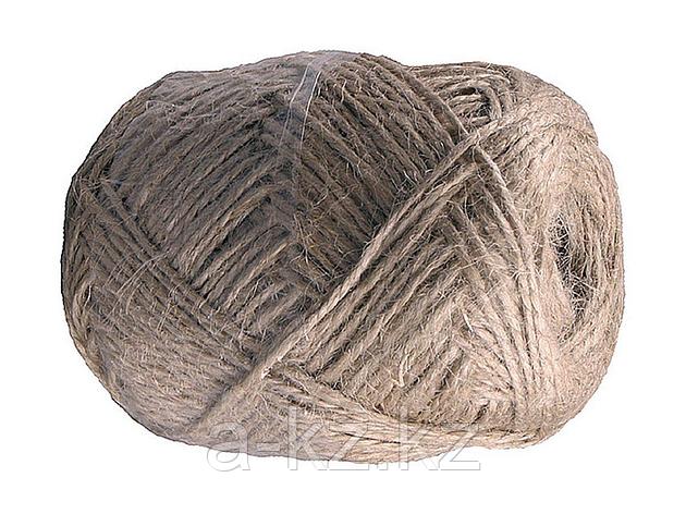 Шпагат джутовый ЗУБР 50121-100, 3-ниточный, 1,8 мм х 100 м, 1,6 ктекс, фото 1