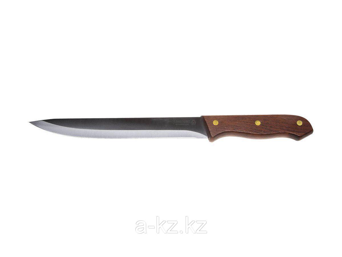Нож LEGIONER GERMANICA нарезочный, тип Solo с деревянной ручкой, нерж лезвие 200мм, 47841-S_z01