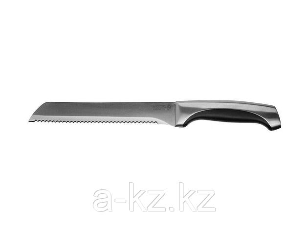 Нож LEGIONER FERRATA хлебный, рукоятка с металлическими вставками, лезвие из нержавеющей стали, 200мм, 47943, фото 2