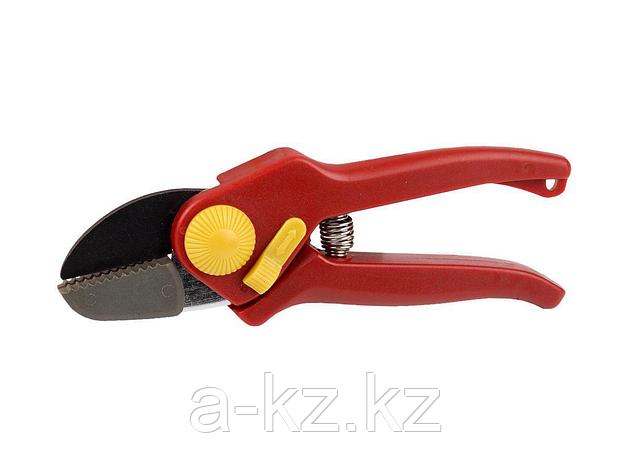 Секатор садовый GRINDA 8-423122_z01, пластмассовые ручки, упорная пластина, 190 мм, фото 2