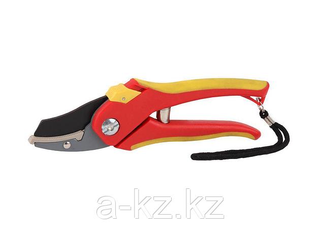 Секатор садовый GRINDA 8-423203_z01, двухкомпонентные ручки, обычный механизм, без эфеса, округлые лезвия с, фото 2