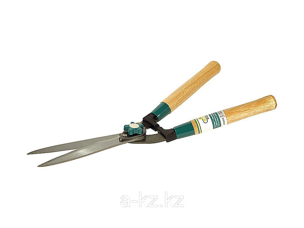 Кусторез ручной RACO 4210-53/218, с волнообразными лезвиями и деревянными ручками, 510 мм