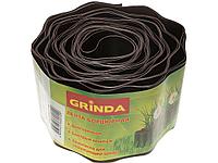 Лента бордюрная Grinda, цвет коричневый, 10см х 9 м, 422247-10