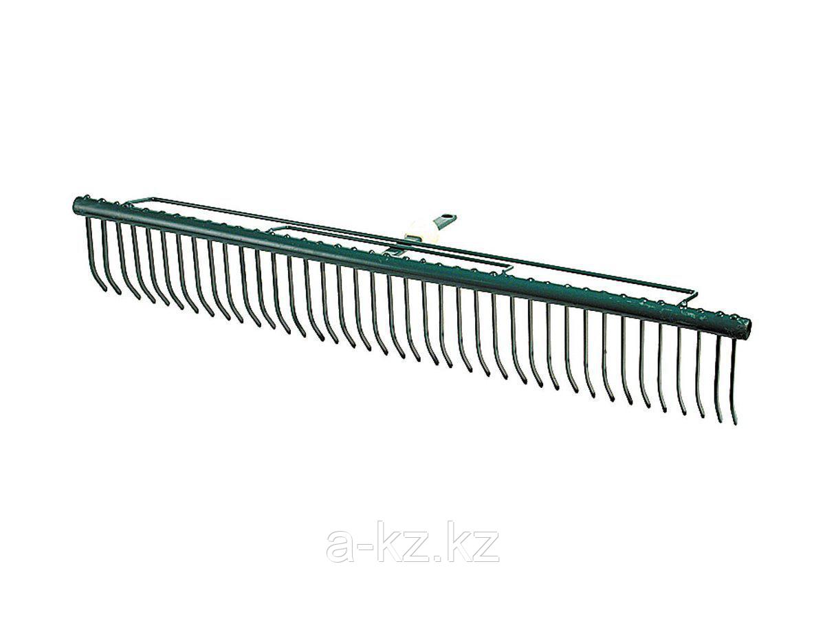 Грабли прямые RACO 4230-53842, MAXI, для очистки газонов, с быстрозажимным механизмом, 39 зубцов, 680 мм