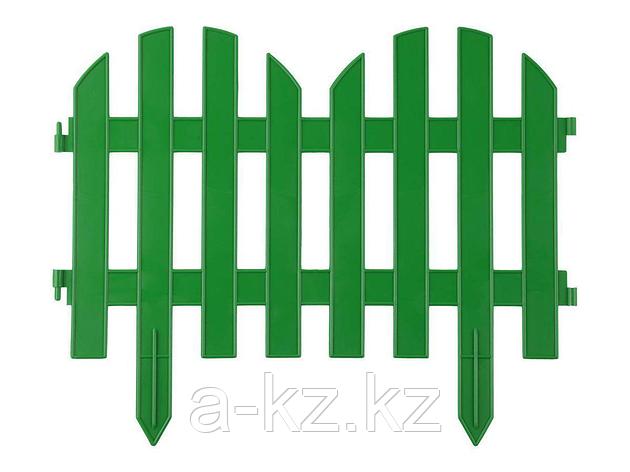 Забор декоративный GRINDA ПАЛИСАДНИК, 28x300см, зеленый, 422205-G, фото 2