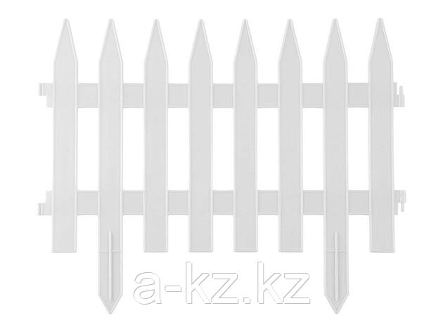 Забор декоративный GRINDA КЛАССИКА, 28x300см, белый, 422201-W, фото 2
