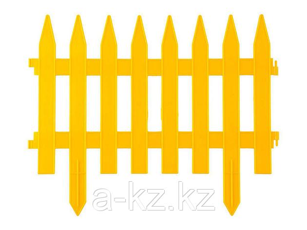 Забор декоративный GRINDA КЛАССИКА, 28x300см, желтый, 422201-Y, фото 2